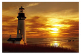 Lighthouse at Sunset -  Carlos Casamayor - McGaw Graphics