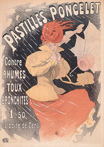 Pastilles Poncelet -  Jules Cheret - McGaw Graphics