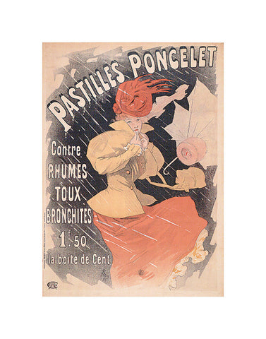 Pastilles Poncelet -  Jules Cheret - McGaw Graphics