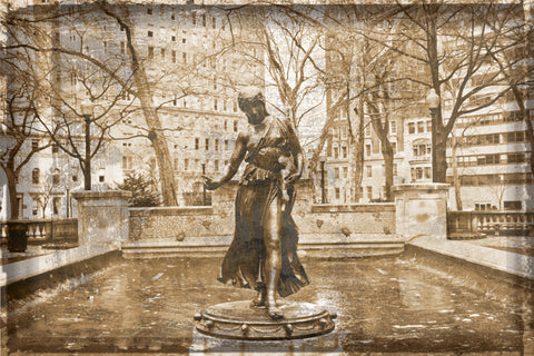 Rittenhouse Square (vintage) -  Erin Clark - McGaw Graphics