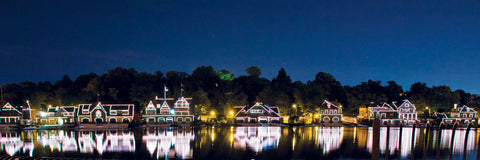 Boathouse Row (Night) -  Erin Clark - McGaw Graphics