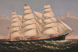 Clipper Ship “Three Brothers”, ca. 1875 -  Currier & Ives - McGaw Graphics