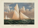 Yacht “Puritan” of Boston -  Currier & Ives - McGaw Graphics