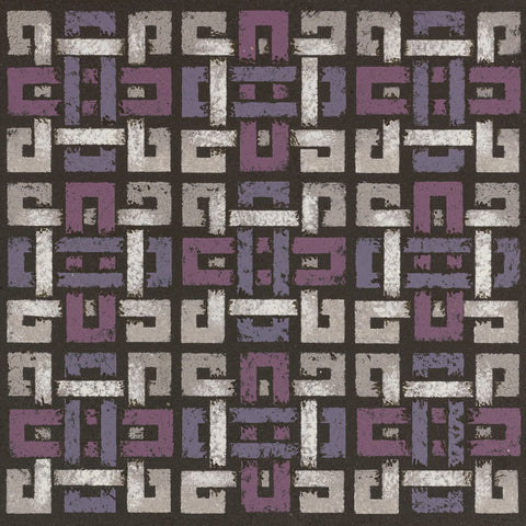 Large Knotted Weave - Plum -  Susan Clickner - McGaw Graphics