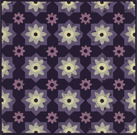 Moroccan Star Flower (Purple) -  Susan Clickner - McGaw Graphics