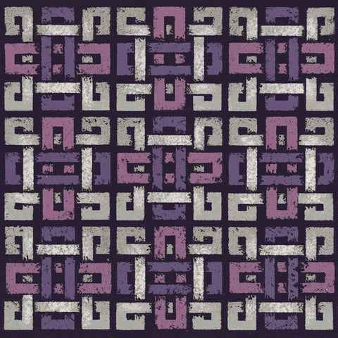 Large Knotted Weave (Purple) -  Susan Clickner - McGaw Graphics