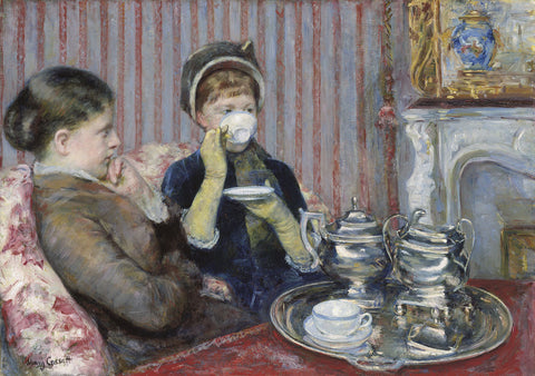The Tea, about 1880 -  Mary Cassatt - McGaw Graphics