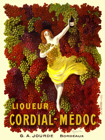 Liquer Cordial-Médoc, G. A. Jourde - Bordeaux -  Leonetto Cappiello - McGaw Graphics