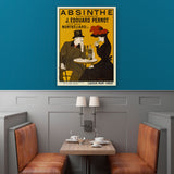 Absinthe extra-sup√©rieure J. √âdouard Pernot. Soci√©t√© Anonyme Montb√©liard (Doubs) Liqueur Mont-Christ -  Leonetto Cappiello - McGaw Graphics