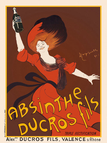 Absinthe Ducros Fils, 1890