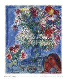 Les Amoureux et Fleurs, 1964 -  Marc Chagall - McGaw Graphics