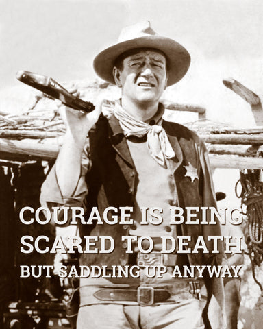 John Wayne: Courage -  Celebrity Photography - McGaw Graphics