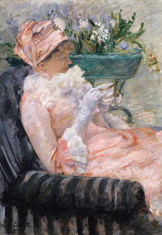 The Cup of Tea, ca. 1880-81 -  Mary Cassatt - McGaw Graphics