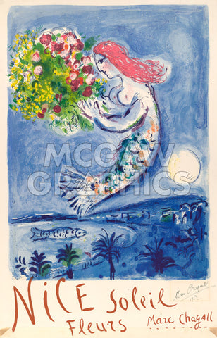 La Baie des Anges, 1962 -  Marc Chagall - McGaw Graphics