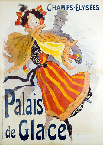 Champs-Elysees Palais de Glace -  Jules Cheret - McGaw Graphics