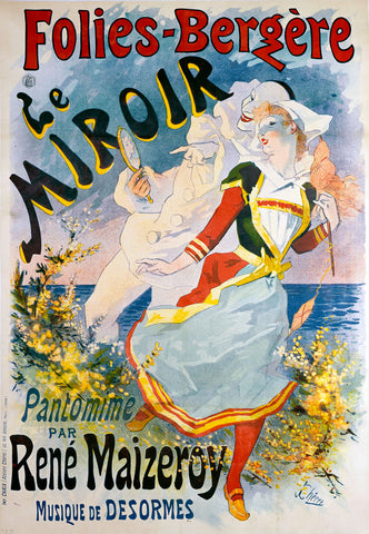 Folies-Bergère Le Miroir -  Jules Cheret - McGaw Graphics