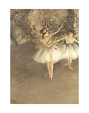Two Dancers on a Stage -  Edgar Degas - McGaw Graphics