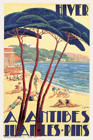 Antibes/Hiver, ca. 1930 -  Bernard de Guinhald - McGaw Graphics