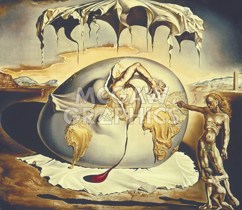 Geopoliticus Child Watching the Birth of the New Man, 1943 -  Salvador Dali - McGaw Graphics