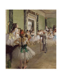 The Dance Class, ca. 1873-1876 -  Edgar Degas - McGaw Graphics