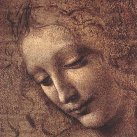 Testa di Faniciulla Detta (detail) -  Leonardo da Vinci - McGaw Graphics
