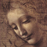 Testa di Faniciulla Detta (detail) -  Leonardo da Vinci - McGaw Graphics