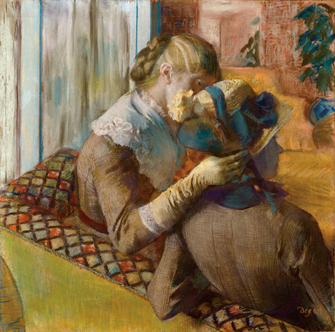 At the Milliners, 1881 -  Edgar Degas - McGaw Graphics
