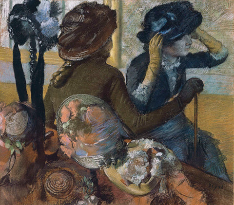 Dans la chapellerie, 1882 -  Edgar Degas - McGaw Graphics