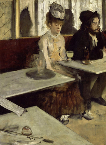 In the Cafe, 1873 -  Edgar Degas - McGaw Graphics