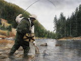 Fishing the Gallatin -  Kevin Daniel - McGaw Graphics