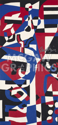 Composition Concrete (Study for Mural), 1957-1960 -  Stuart Davis - McGaw Graphics