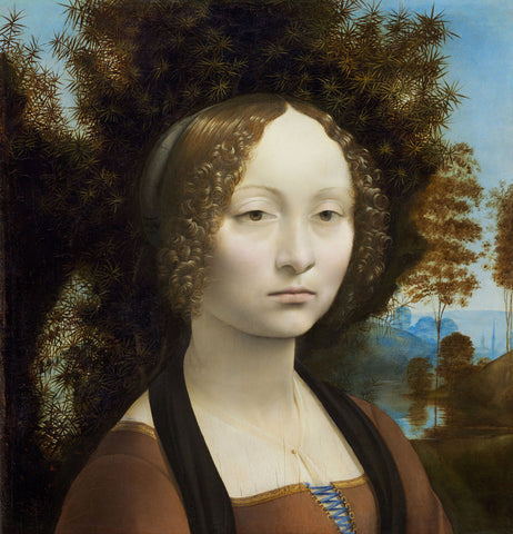 Ginevra de’ Benci, c. 1474-1478 -  Leonardo da Vinci - McGaw Graphics