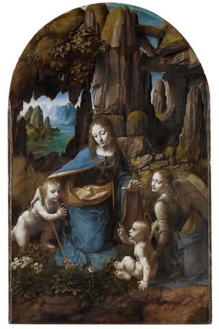 Virgin of the Rocks, 1503-1506 -  Leonardo da Vinci - McGaw Graphics