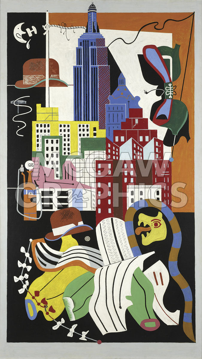 New York Mural, 1932 | McGaw Graphics