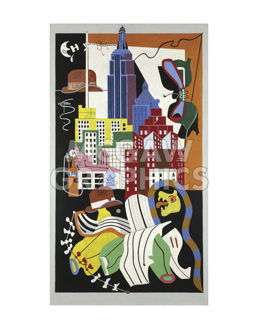 New York Mural, 1932 -  Stuart Davis - McGaw Graphics
