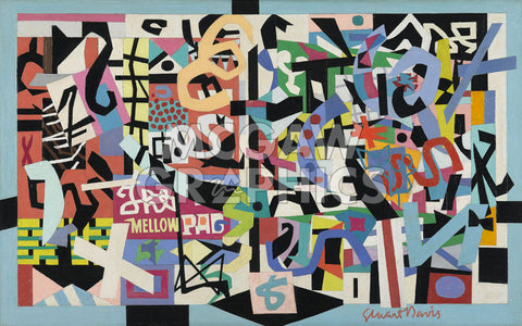 The Mellow Pad, 1945-1951 -  Stuart Davis - McGaw Graphics