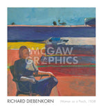 Woman on a Porch, 1958 -  Richard Diebenkorn - McGaw Graphics