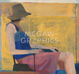 Seated Figure with Hat, 1967 -  Richard Diebenkorn - McGaw Graphics