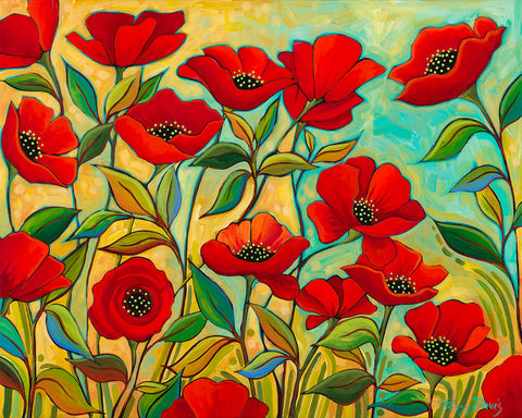 Poppy Garden -  Peggy Davis - McGaw Graphics