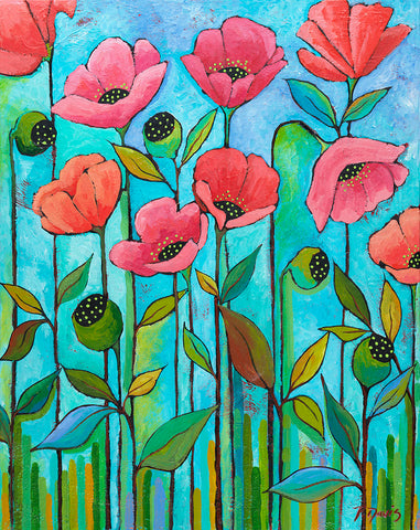 Coral Poppies -  Peggy Davis - McGaw Graphics