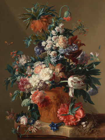 Jan van Huysum, Vase of Flowers -  Dutch Florals - McGaw Graphics