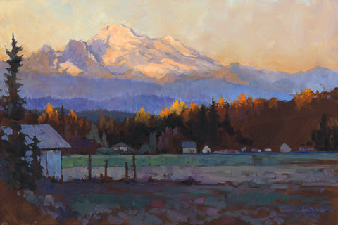 Late October Light Mt. Baker -  Jed Dorsey - McGaw Graphics