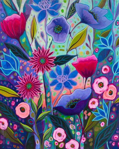 Purple Blossoms I -  Peggy Davis - McGaw Graphics