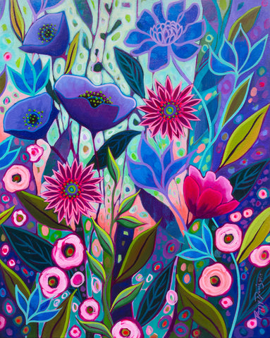 Purple Blossoms II -  Peggy Davis - McGaw Graphics
