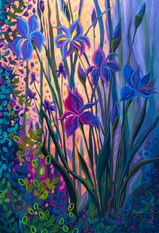 Evening Iris -  Peggy Davis - McGaw Graphics