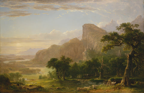 Landscape—Scene from "Thanatopsis", 1850 -  Asher B. Durand - McGaw Graphics