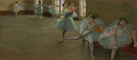 Dancers in the Classroom, c. 1880 -  Edgar Degas - McGaw Graphics