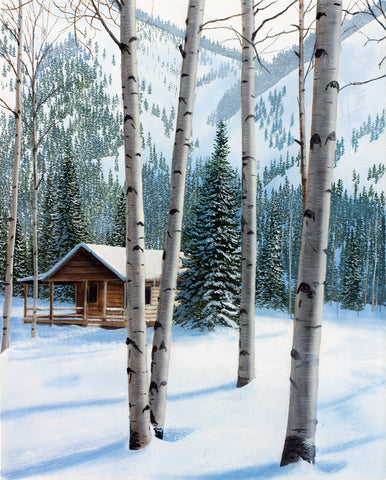 Snowy Retreat -  Kevin Daniel - McGaw Graphics