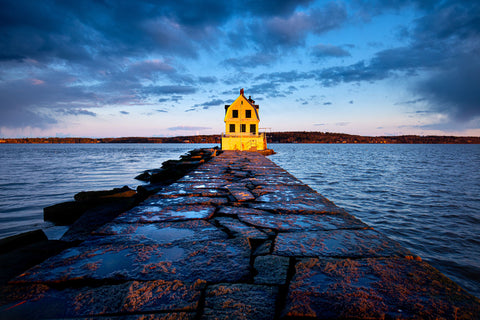 After the Storm, Rockland Breakwater -  Jim Dugan - McGaw Graphics