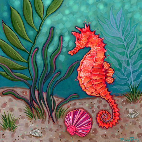 Under the Sea - Sea Horse -  Peggy Davis - McGaw Graphics